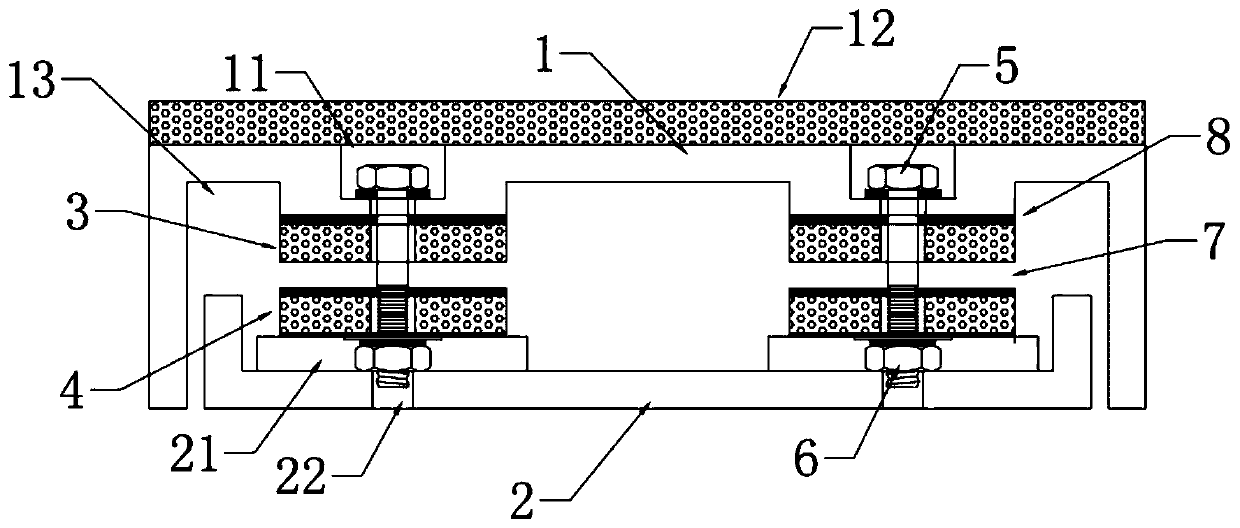 Magnetic force buffer device