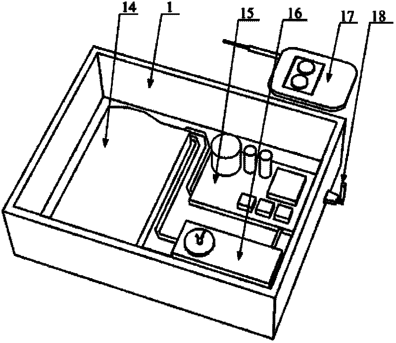 Electric wire smoldering smoke particle collection equipment