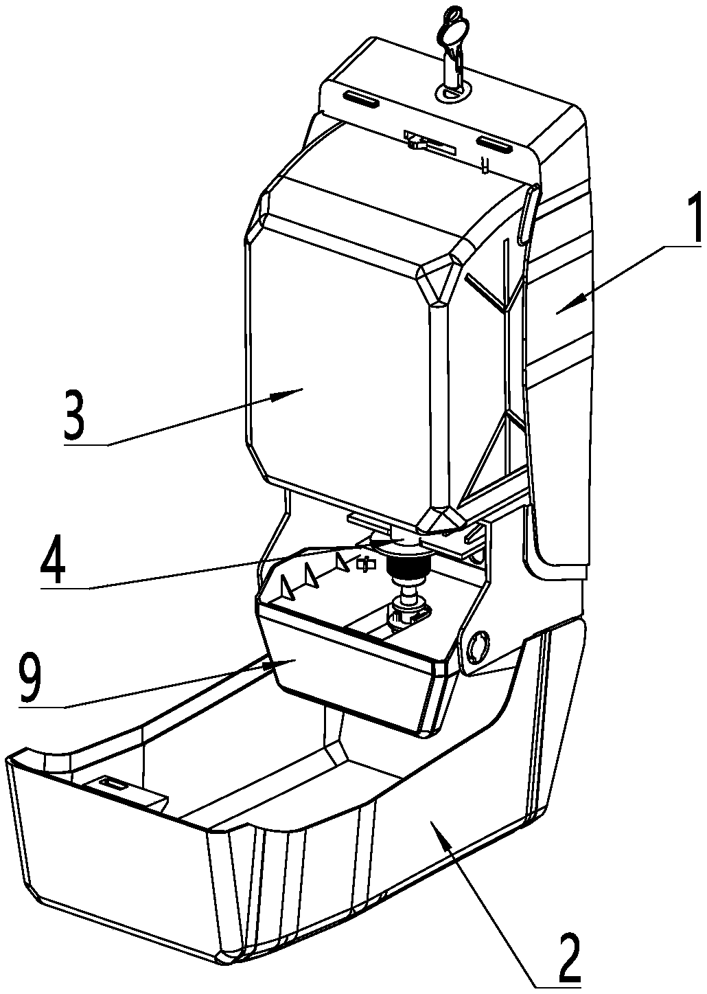 Liquid soap dispenser