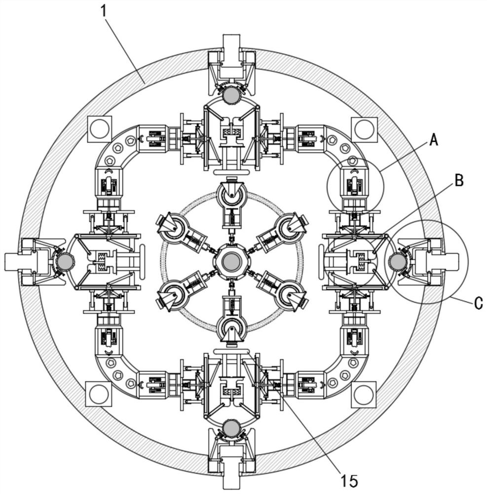 Component for avoiding abnormal diameter of plasticized particles for pelletizing of plastic pelletizer