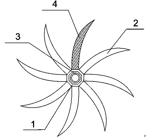 Rustproof heavy harrow blade for agricultural machine