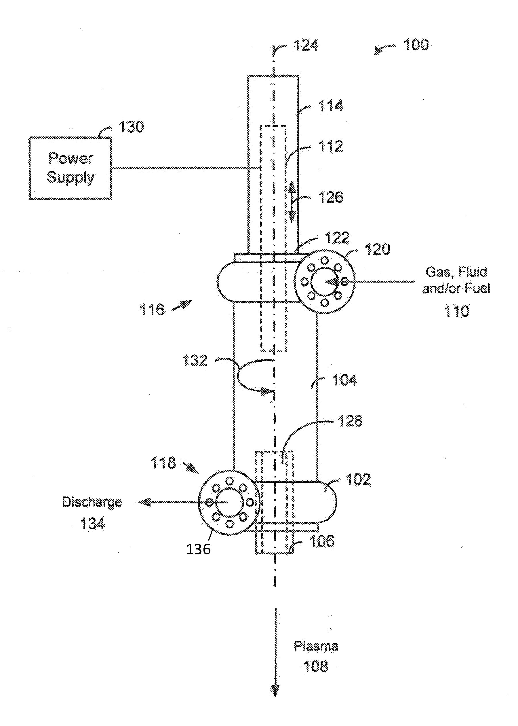 High temperature electrolysis glow discharge method