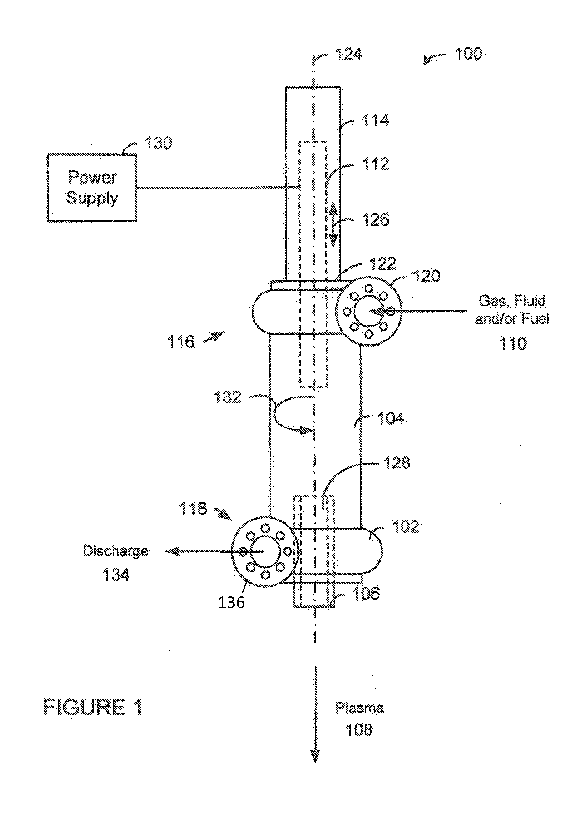 High temperature electrolysis glow discharge method