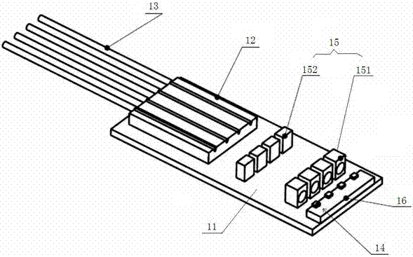 PSM photoelectric transceiver with integrated multi-optical port