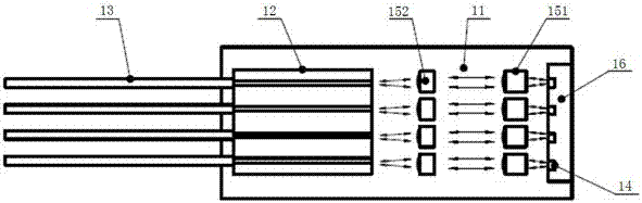 PSM photoelectric transceiver with integrated multi-optical port