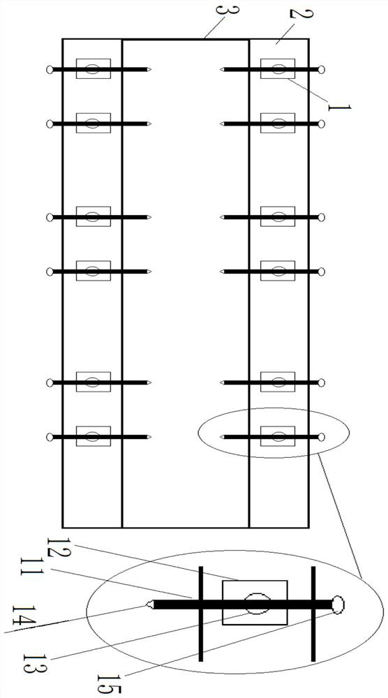 Leg physiotherapy device for internal medicine patient