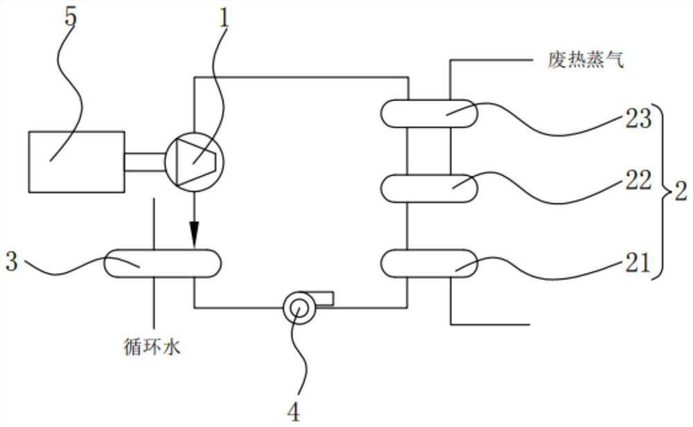 Low-quality emptying steam power generation system