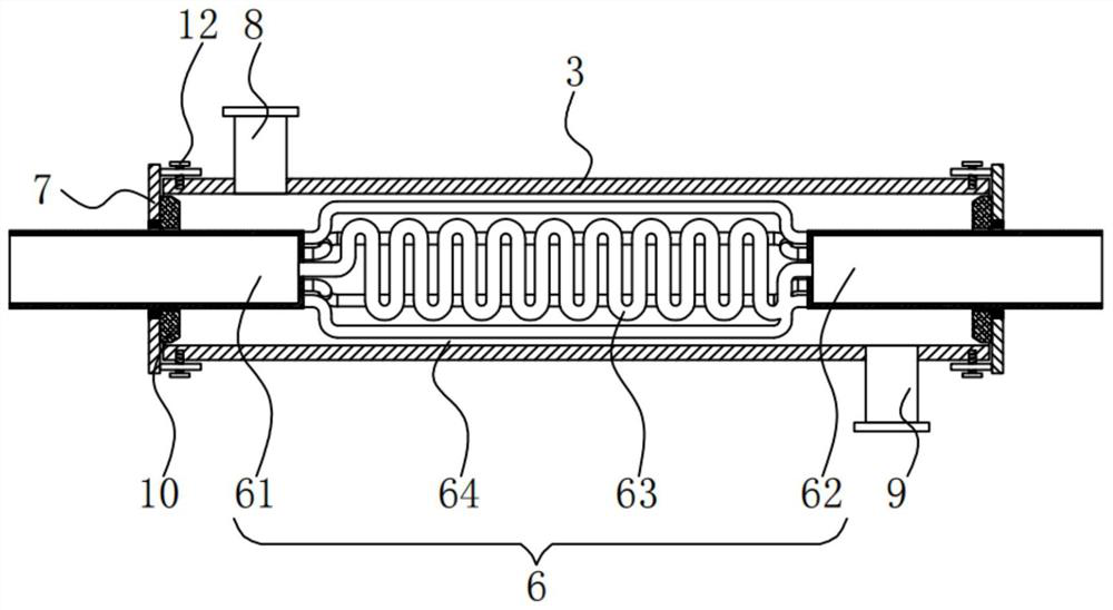 Low-quality emptying steam power generation system