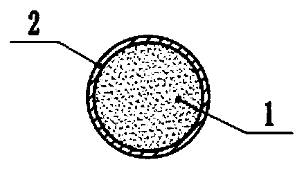 Alloy cored wire capable of lowering superheat degree of molten steel and use method thereof