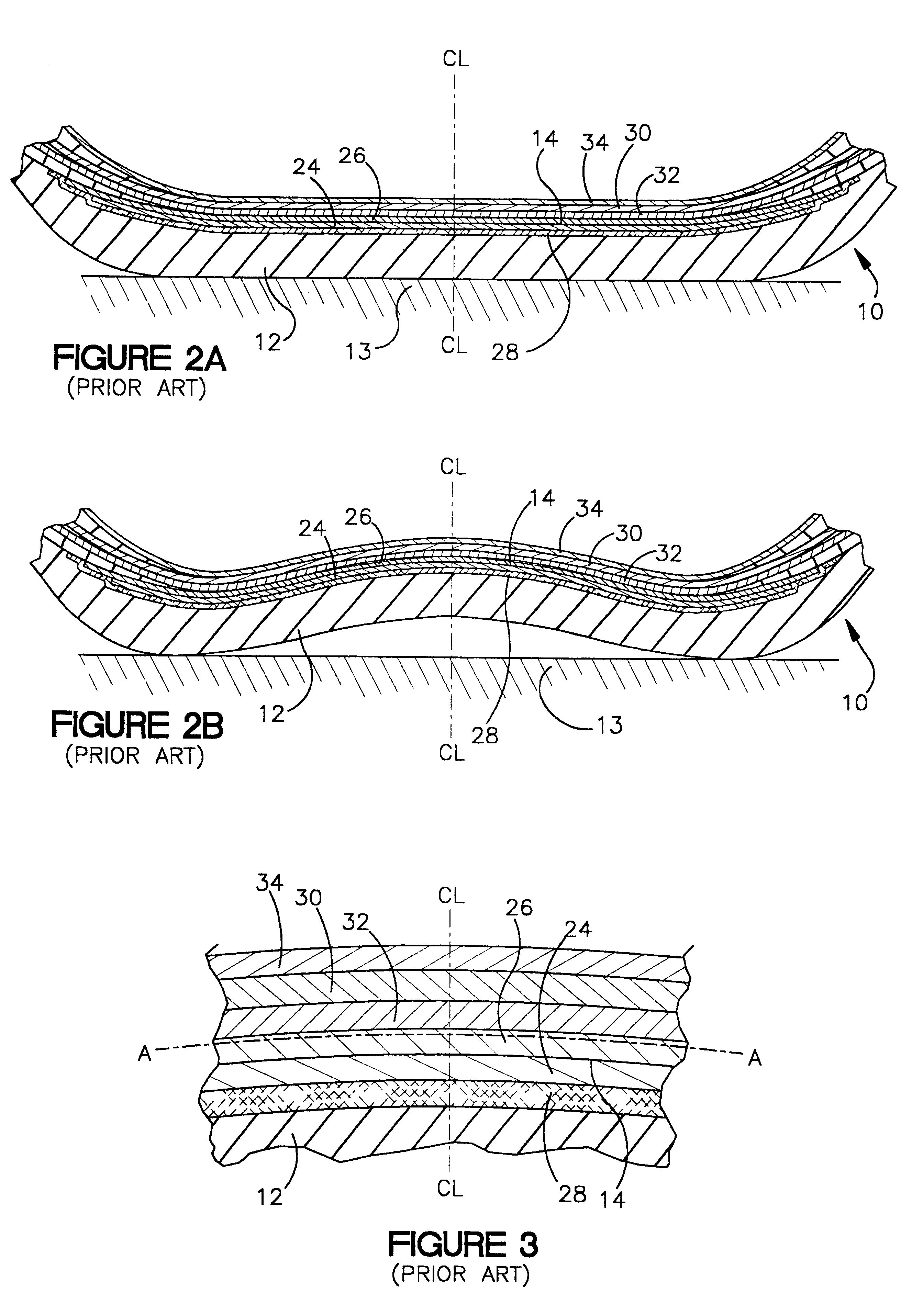 Thread reinforcement means for extended mobility tire