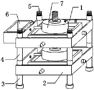 Layered seedling growing device used for crop culture