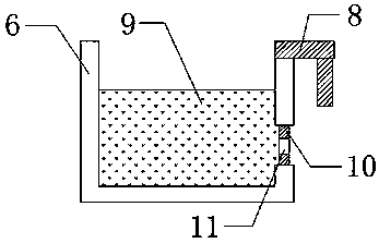 Layered seedling growing device used for crop culture