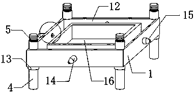 Layered seedling growing device used for crop culture