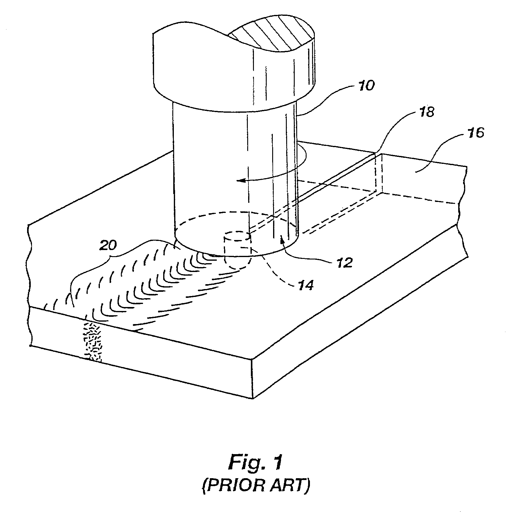 Friction stir welding using a superabrasive tool