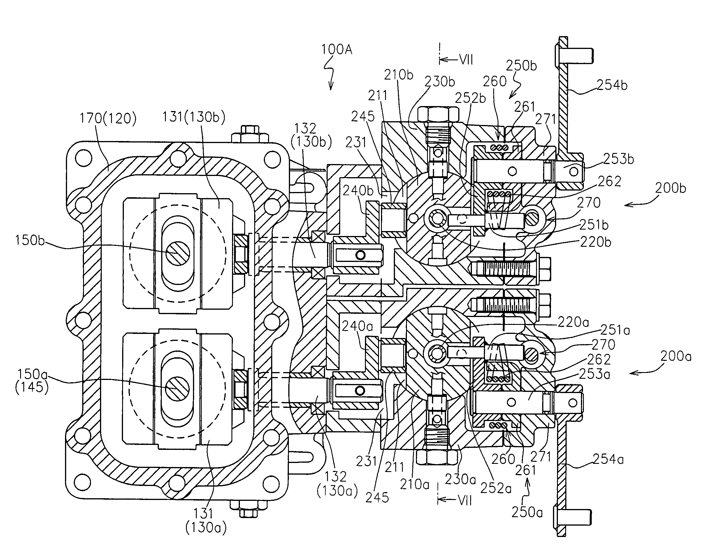 Hydraulic pump unit and working vehicle