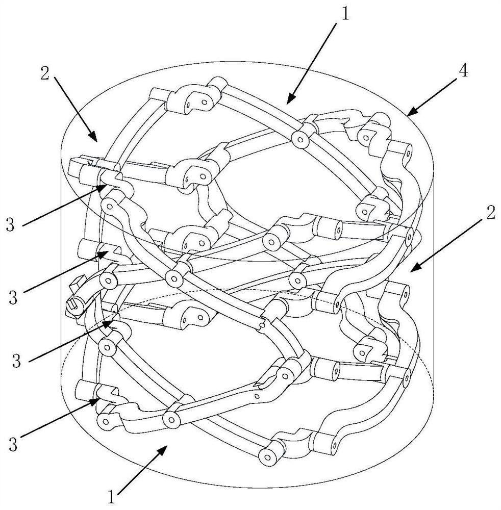 Pipeline environment operation oriented reconfigurable folding and unfolding mechanism