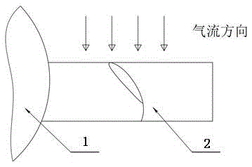 Large axial flow impeller with toothed leading edge blades