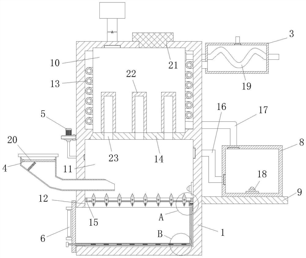 Municipal solid waste incineration power generation system