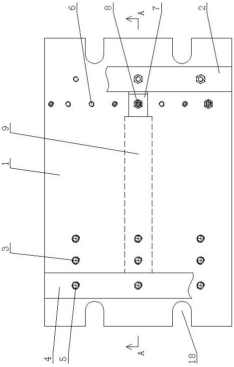 A motor slot wedge clamp