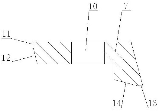 A motor slot wedge clamp