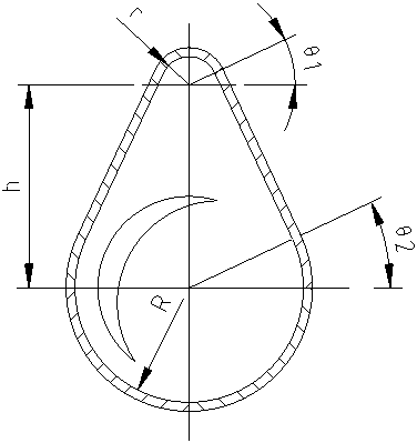 Radiant tube of quick pyrolyzing furnace without heat carriers