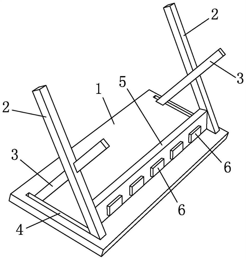 A construction method of pouring block stone face protection structure for slope embankment in river and sea reclamation area