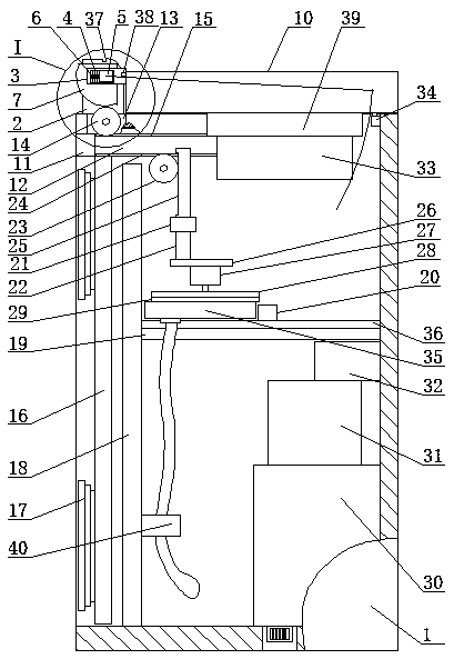 Comprehensive sports training detection device based on internet of things