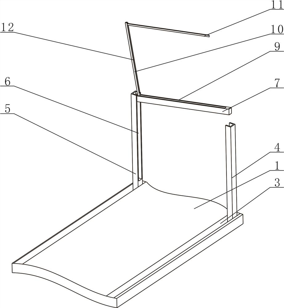 Hurdle convenient for practicing hurdle pressing action of hurdle tapping leg