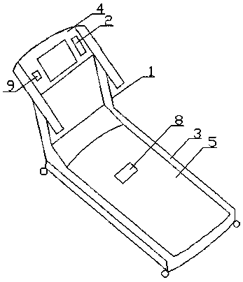 Intelligent running machine equipment based on somatosensory