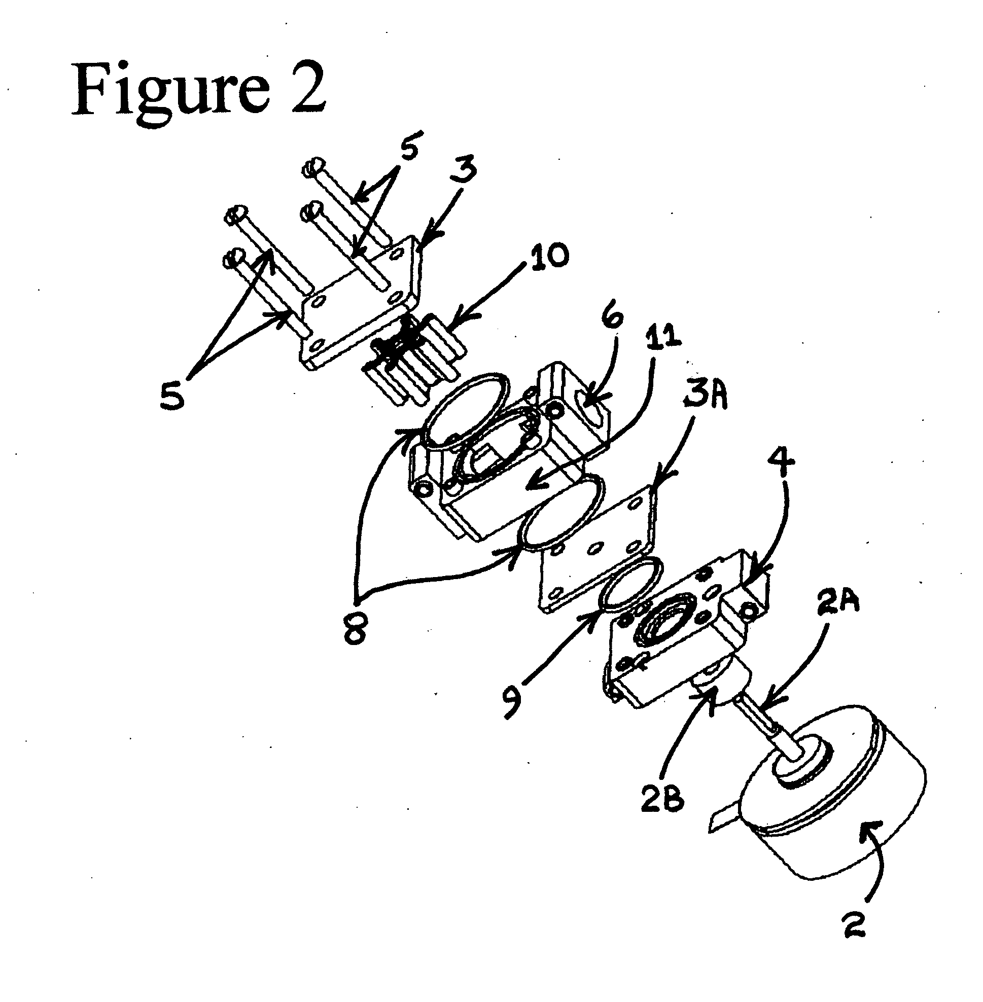 Dry running flexible impeller pump and method of manufacture