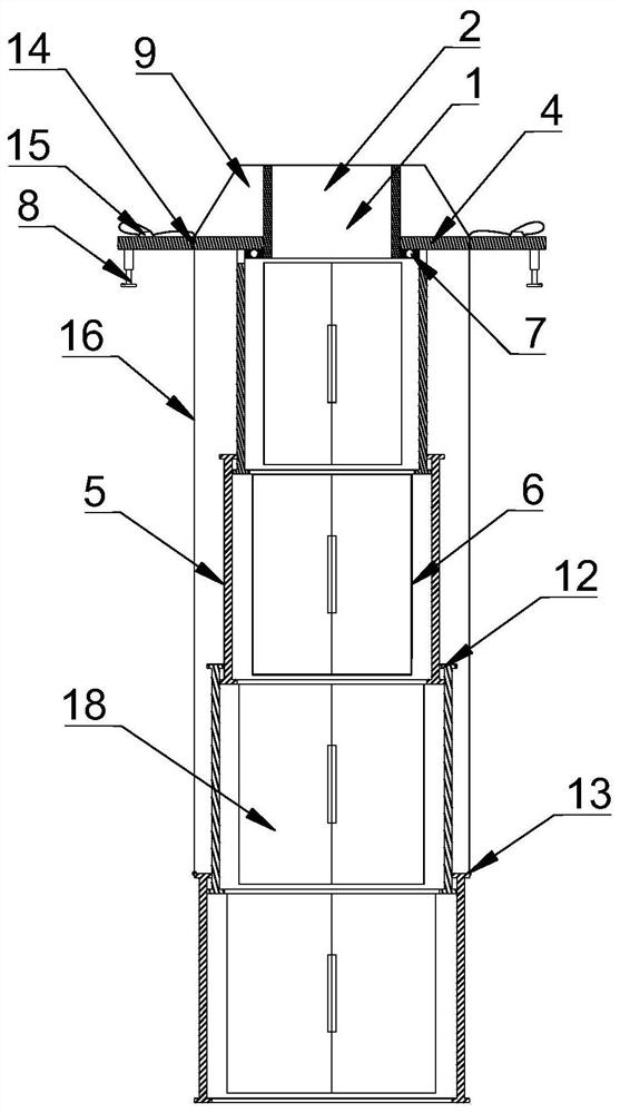 Safety protection device for preventing personnel from falling