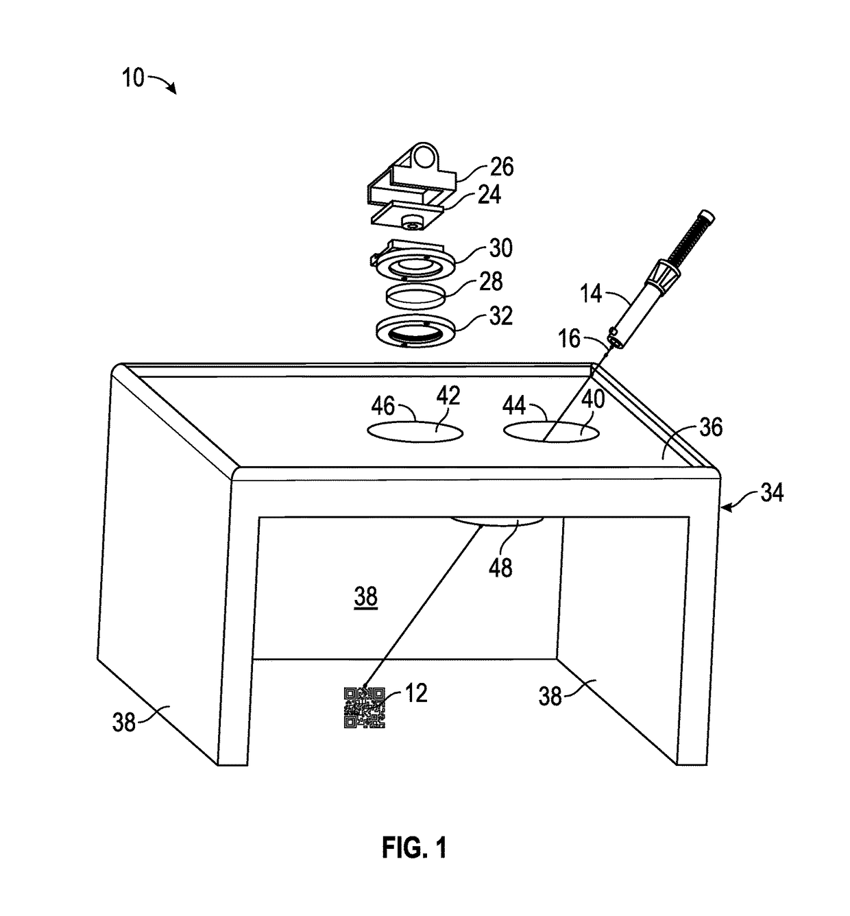 Reader Apparatus For Upconverting Nanoparticle Ink Printed Images