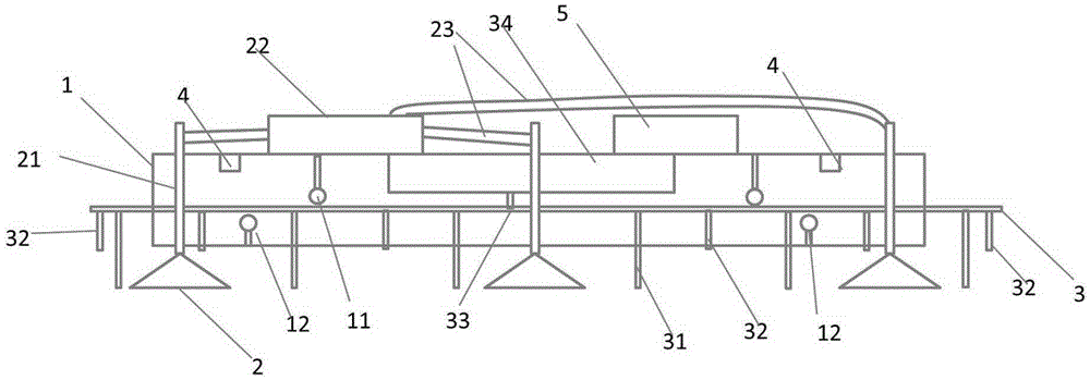 Facade cleaning machine