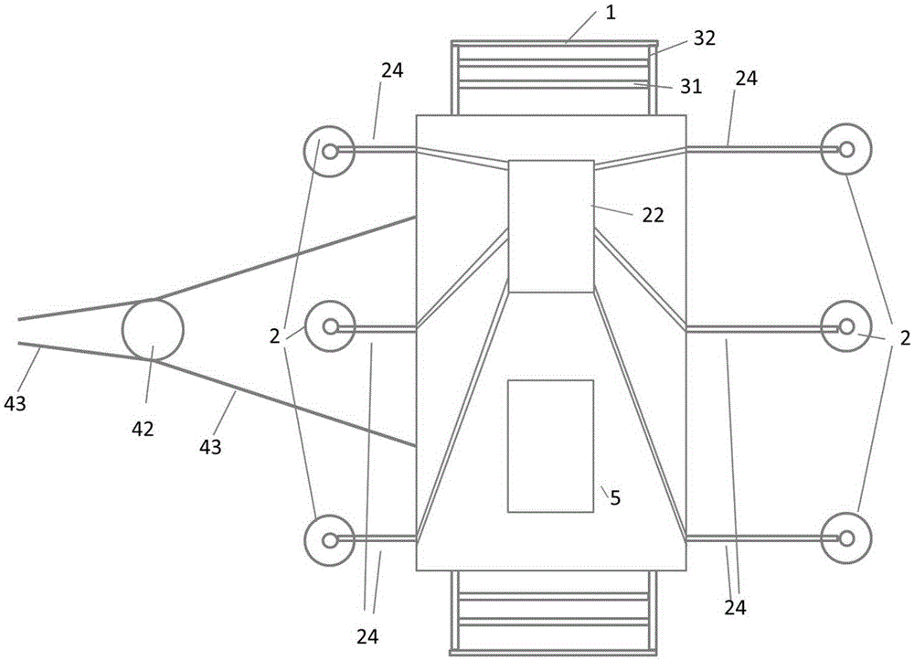 Facade cleaning machine