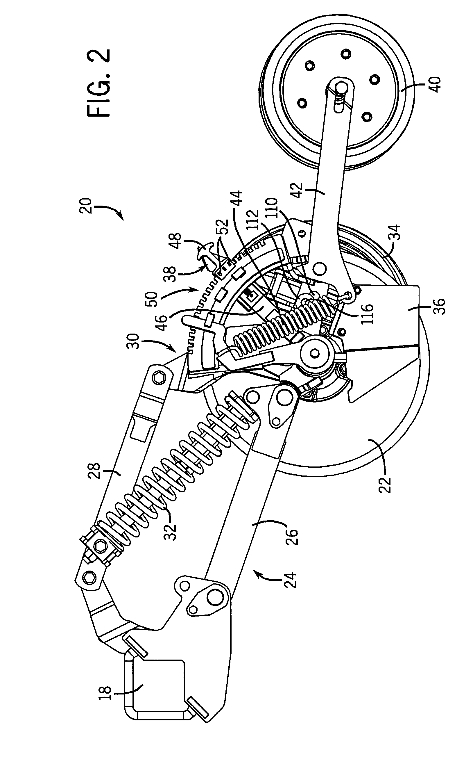 Apparatus For Mounting A Scraper Assembly To An Accessory Mount Of A Disc Opener That Allows Deflection Of The Scraper Assembly