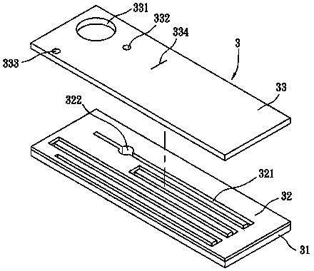 Biomedical chip used for blood coagulation tests, its manufacturing method and application