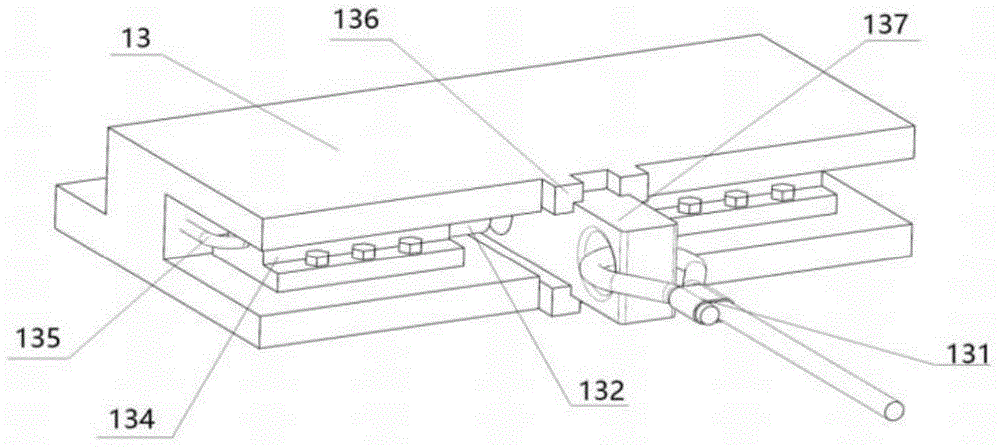 Automobile bumper simulated collision test system and test method