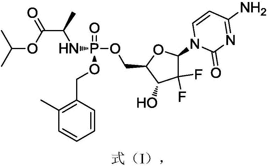 Crystal form of gemcitabine predrug, preparation method and use of crystal form and pharmaceutical composition