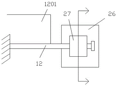 Damping type installation assembly for LED display device