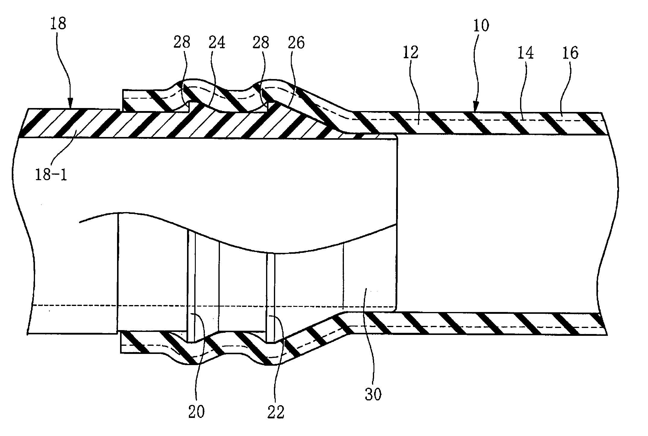 Connecting pipe