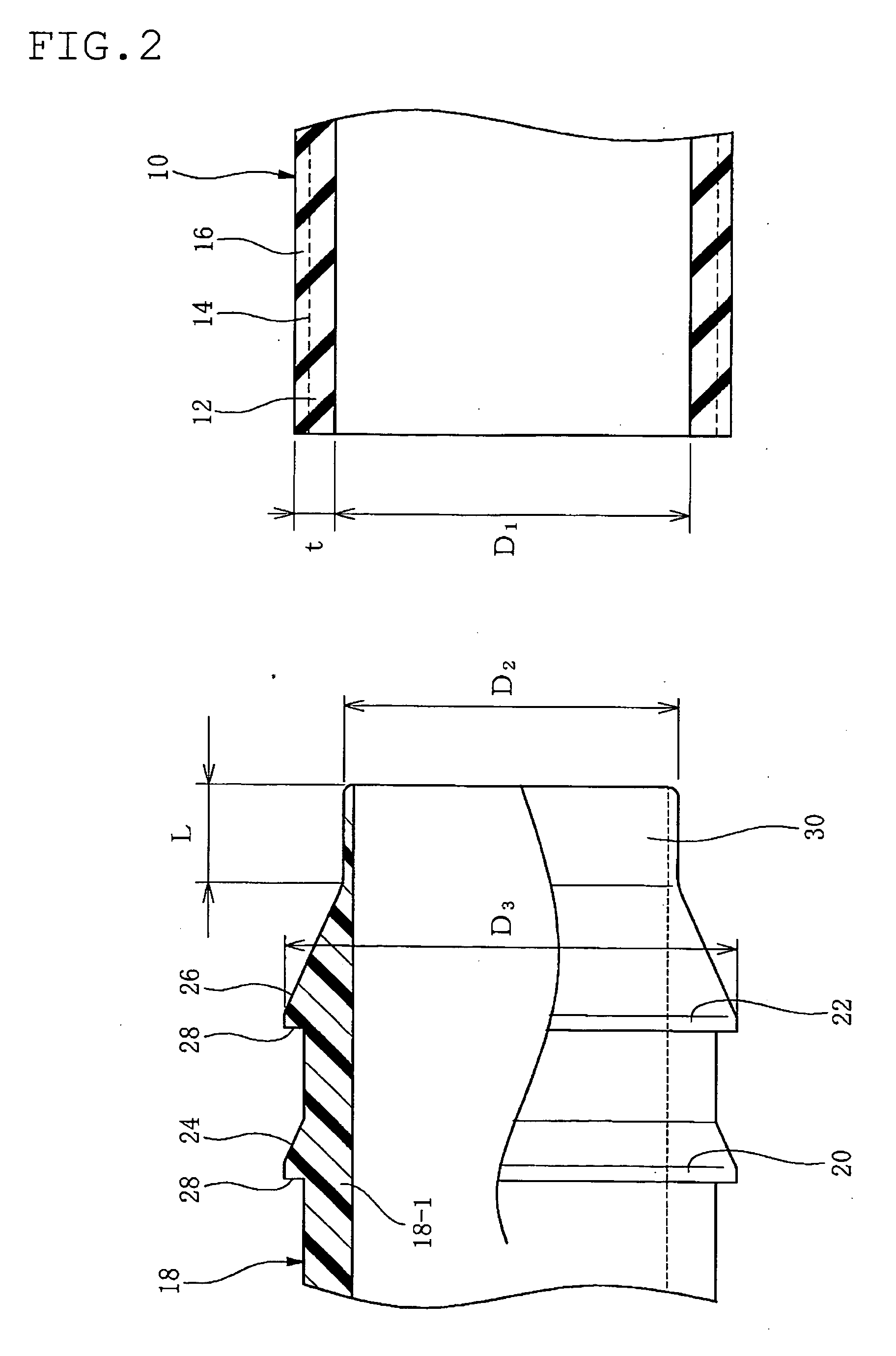 Connecting pipe