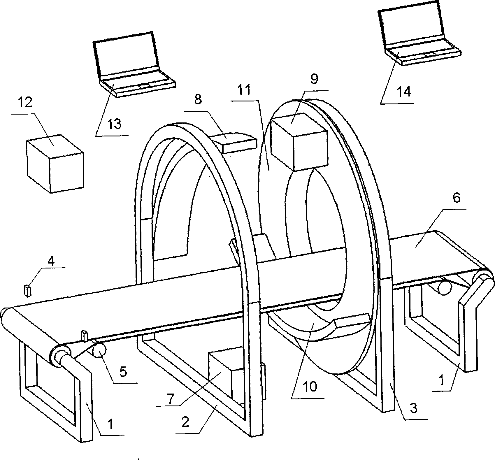 Check system, check method, CT apparatus and detection device