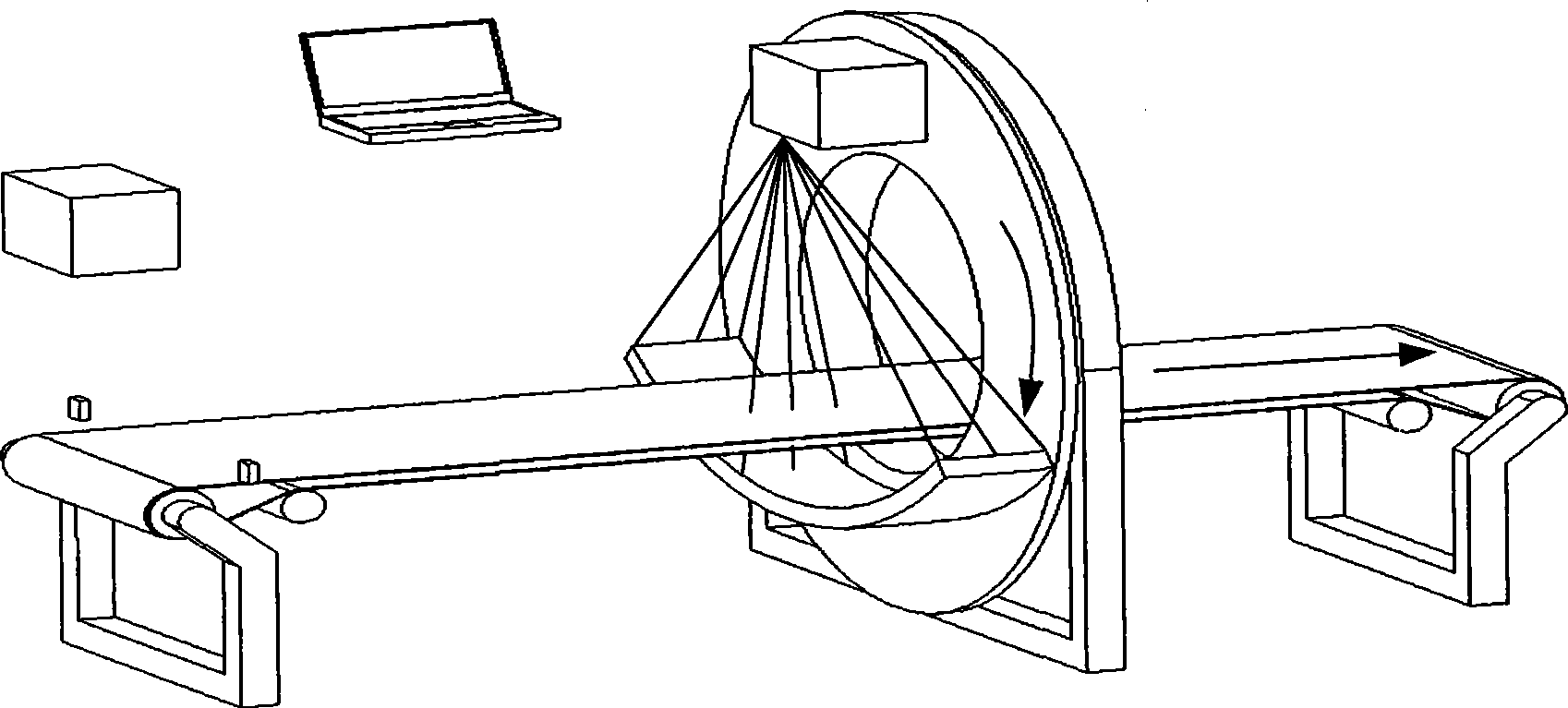 Check system, check method, CT apparatus and detection device