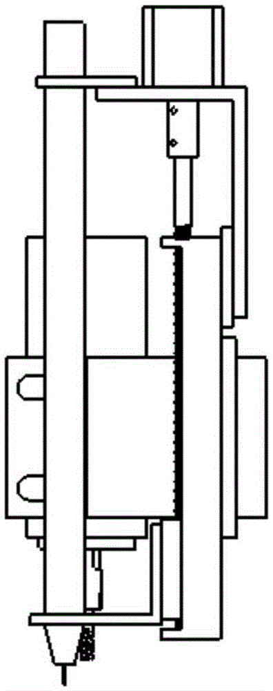 Electric arc adding and milling device