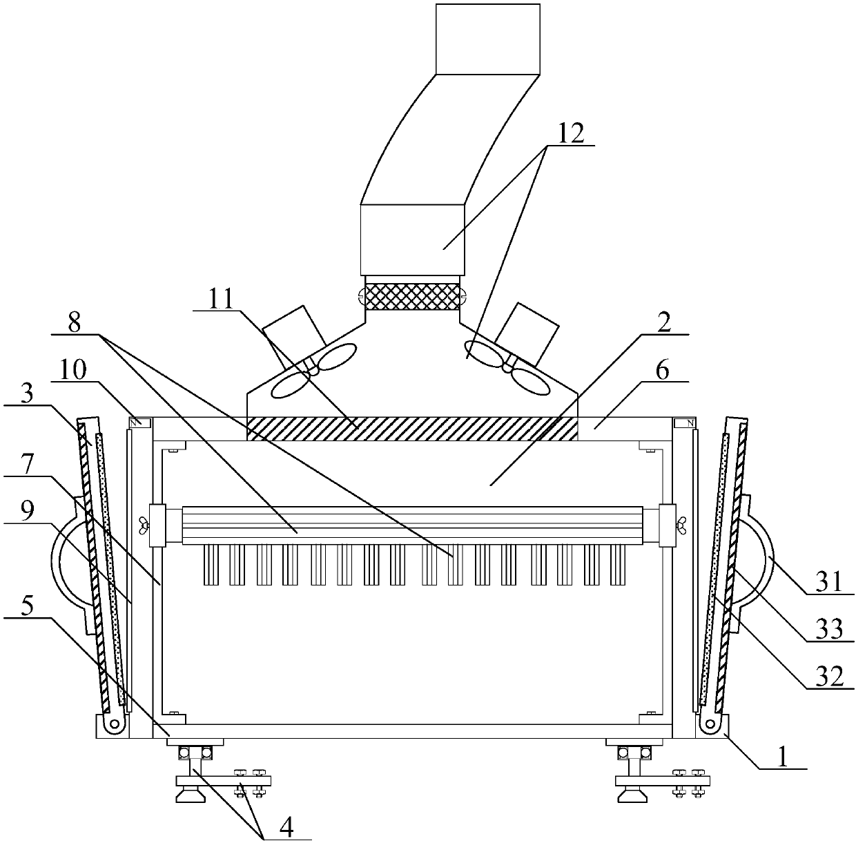 Multifunctional lamp box applied to UV exposure machine