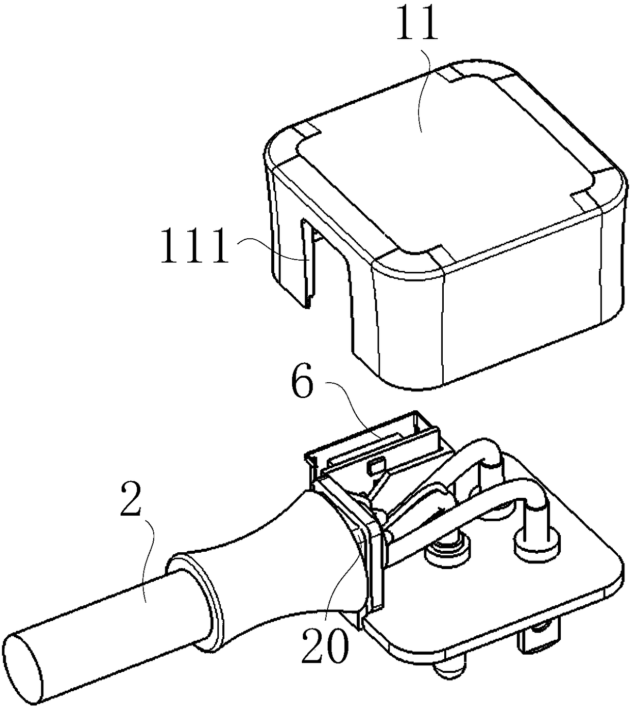 Power cord plug with wireless module