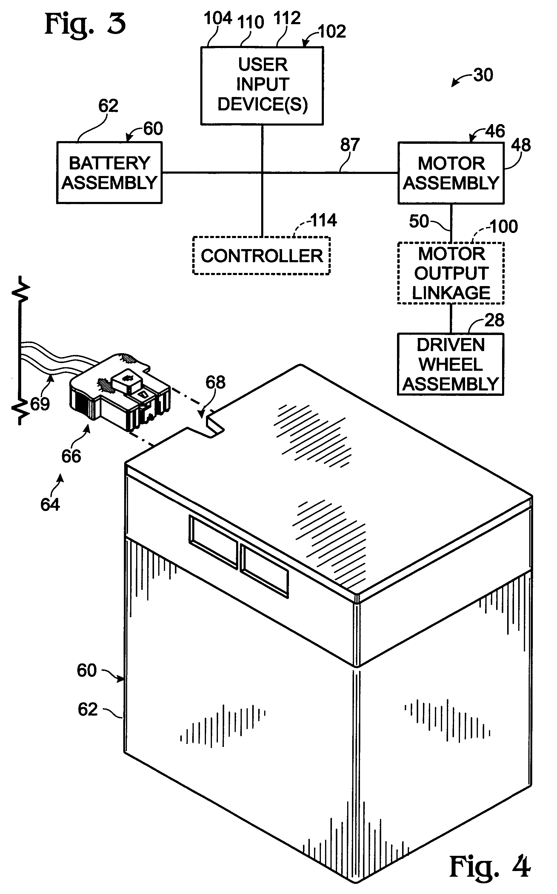 Children's ride-on vehicle charging assemblies with back feed protection