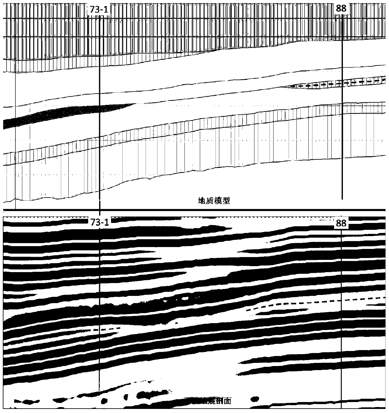 Single-stage underwater distributary channel identification method