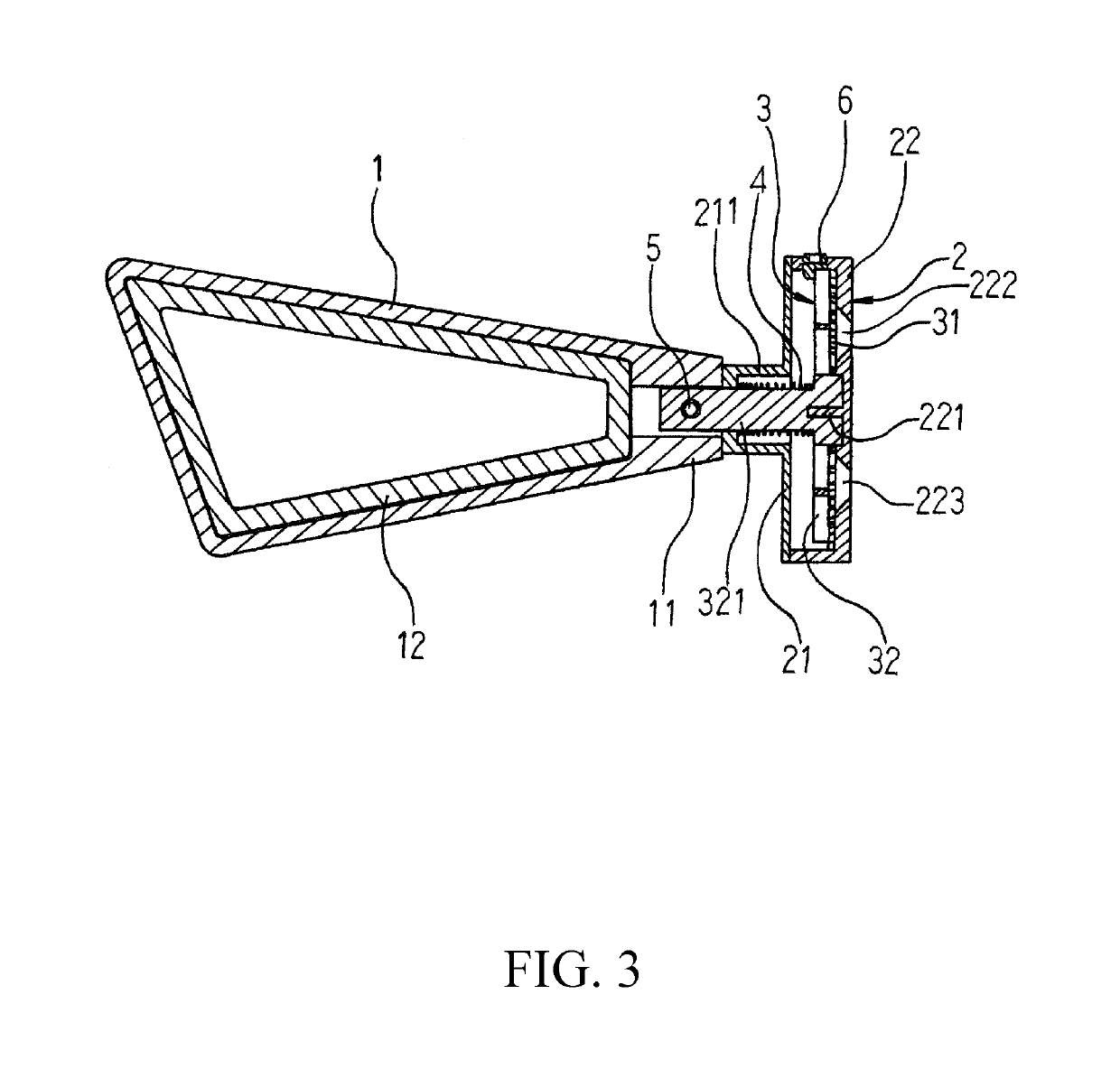 Rotatable bracket structure