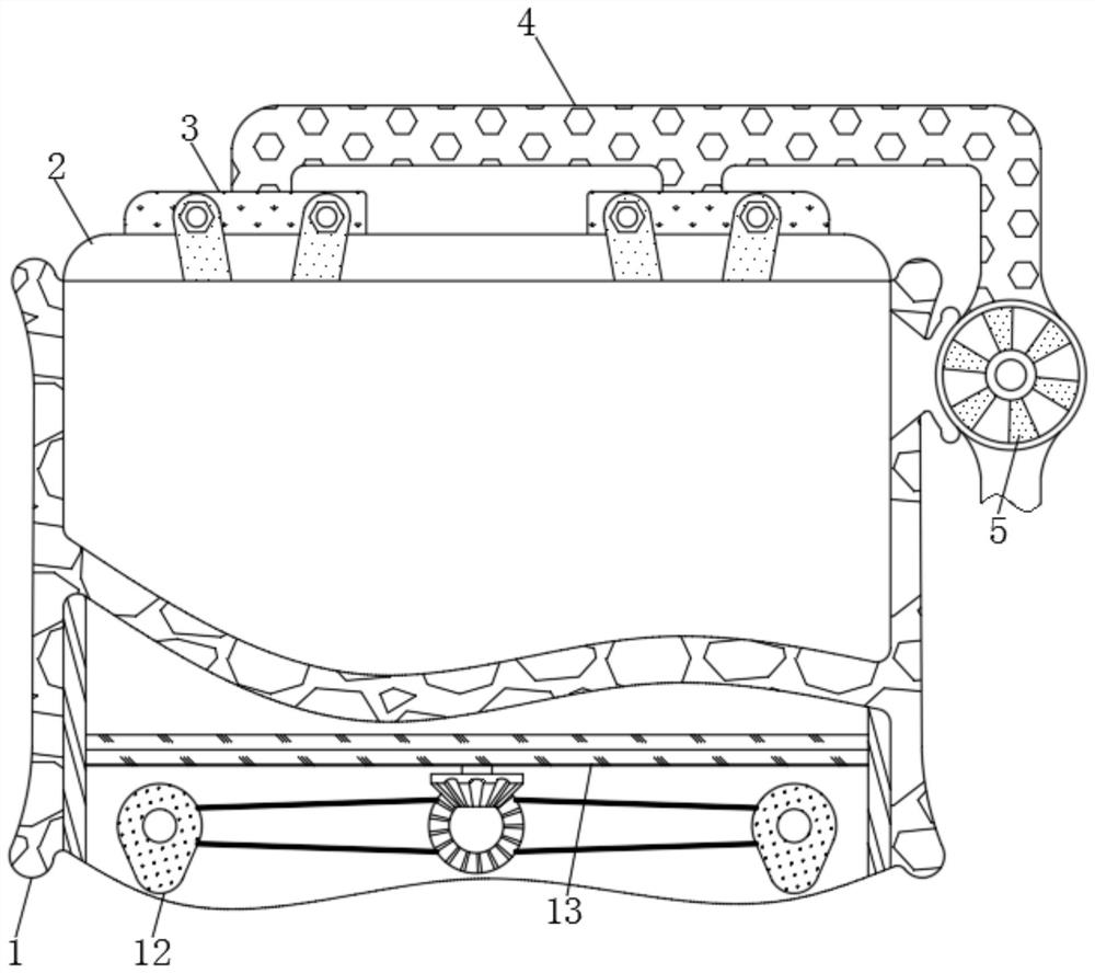 Rubber particle high-automation drying device for solving problem of insufficient drying